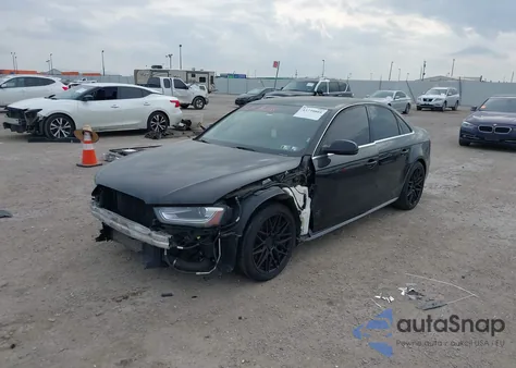 2014 Audi A4 2.0T Premium from USA, damaged, VIN WAUDFAFL0EA014390